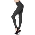 thumbnail image 1 of Kuda Moda Women 3 inch Wide Waistband Full Length Ankle Legging Pants Yoga Sports, 1 of 6