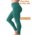thumbnail image 1 of Kuda Moda Women Fleece Lined Warm Full Length Legging Thermal Pants One Size Plus 1X/2X/3X, 1 of 3