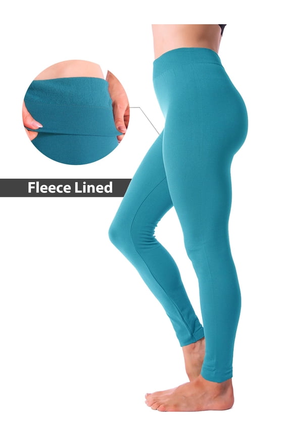 Women Winter Warm Fleece Lined Thick Brushed Full Length Leggings Thermal Legging Pants