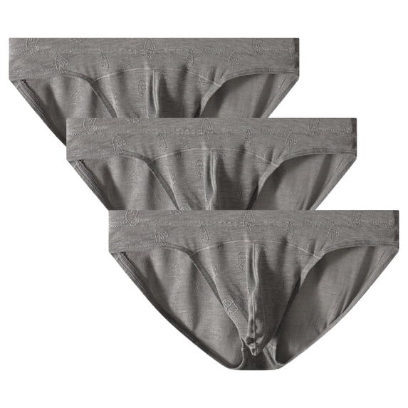 Kudavo Men's Bikini Underwear,Soft Comfortable,Breathable & Cool,3‑Pack,Size M