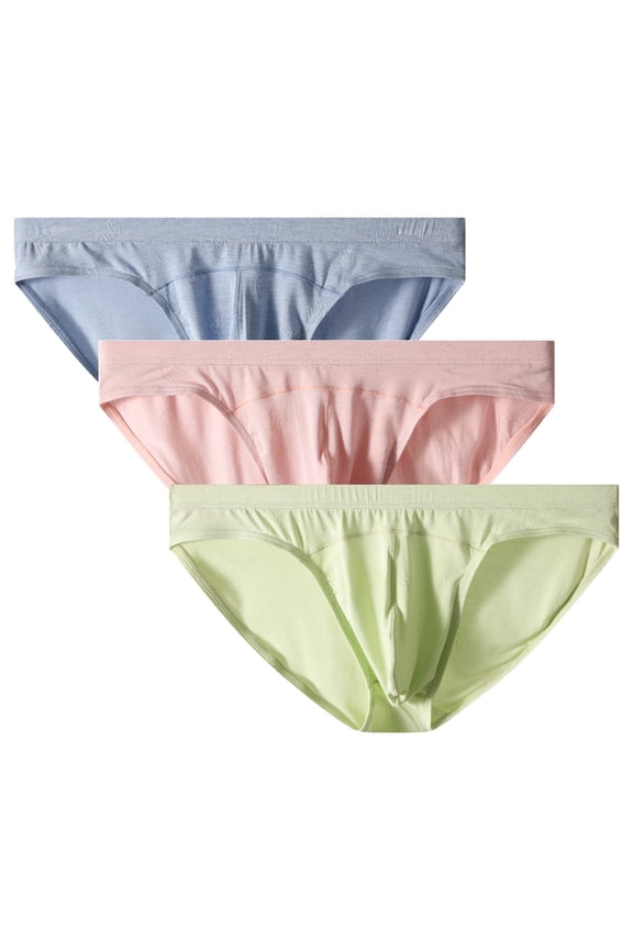 Men's Bikini Underwear - 3-Pack Soft and Comfortable Breathable and Cool