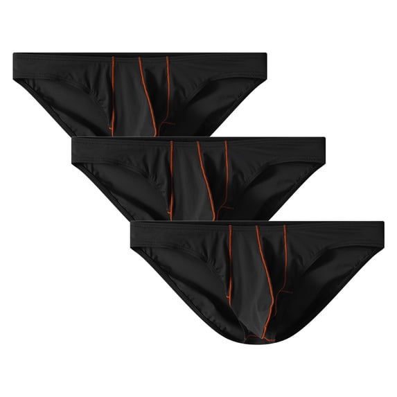 Kudavo Men's Bikini Underwear Briefs Ultimate Comfort soft Moisture-Wicking Fast-dry 3pack M