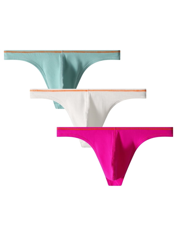 Men's Thong G-String Underwear,Men's Hot Thong G-String Brief Underwear,Stretch and All-day Comfort Large Size