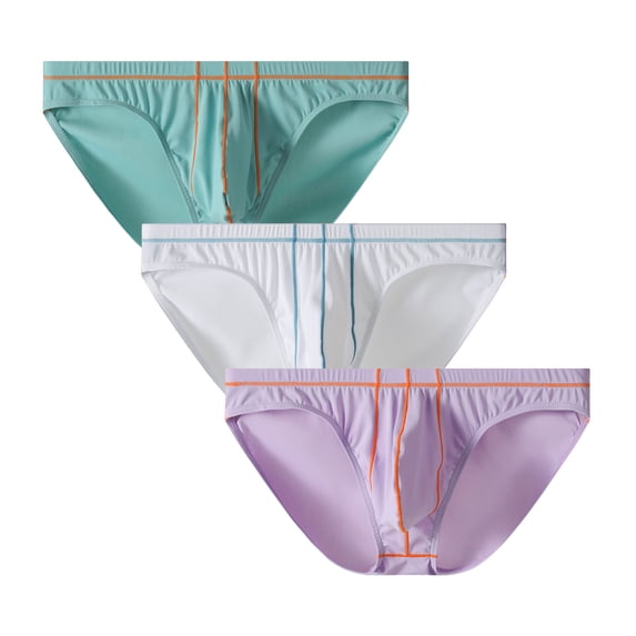 Kudavo Mens Bikini Underwear Comfortable And Soft Low RiseBriefs Underpants 3-Pack