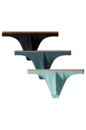 Men's Thong G-String Underwear,Men's Hot Thong G-String Brief Underwear,Stretch and All-day Comfort Large Size