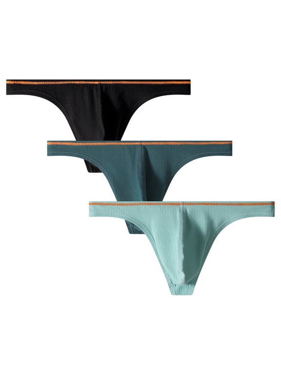 Men's Thong G-String Underwear,Men's Hot Thong G-String Brief Underwear,Stretch and All-day Comfort Large Size