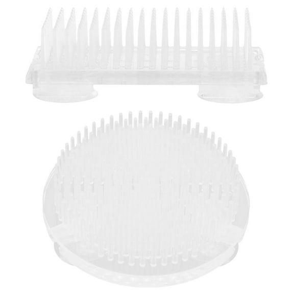 Kudiqi 2 Clear Frog Round Vase Plastic Floral Arrangers