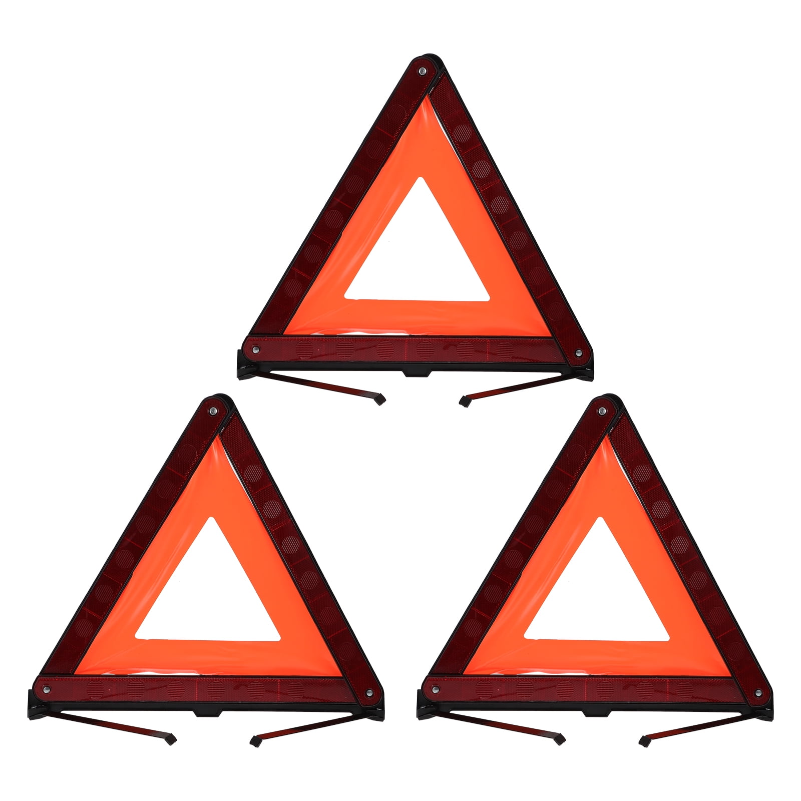 Kudiqi 3 Pcs Road Safety Warning Sign Roadside Hazard Triangle Symbol ...