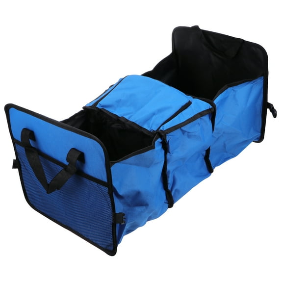 Kudiqi Foldable Car Trunk Organizer Insulation Storage Bag - Blue