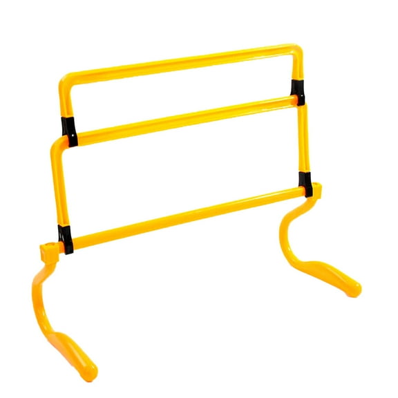 Kudiqi Removable Training Hurdles Agility Hurdles Training Fitness Soccer Football Training Equipment Exercise Barrier Field Obastacles for Indoor Outdoor (Yellow)