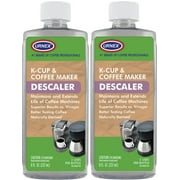 Kuerig and Coffee Machine Descaler For Cleaning Coffee Maker, Better Tasting Coffee by Urnex - 2 Pack