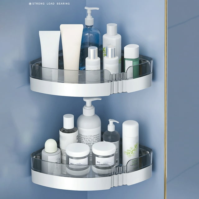 Kuervmo Corner Shower Caddy Shelf Versatile Bathroom Storage