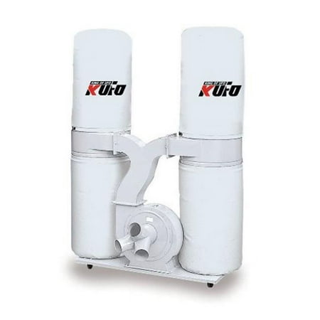 Kufo Seco 5 HP 3,900 CFM 3-Phase 220V/440V Vertical Bag Dust Collector