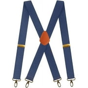 Kufutee Men Suspenders Heavy Duty Big and Tall Adjustable Elastic Braces for Work