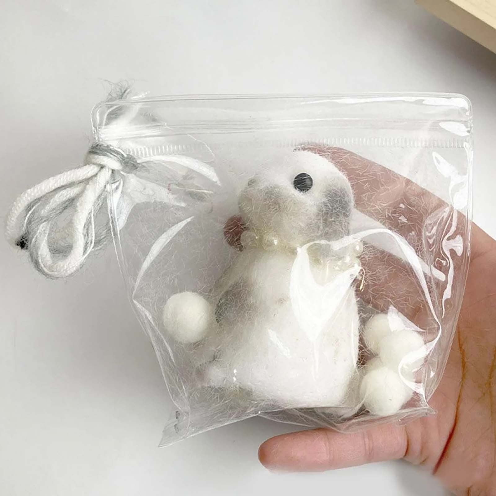 Kugachren Gift Bunny Squeezes Toy for Stress Relief Decor Portable ...