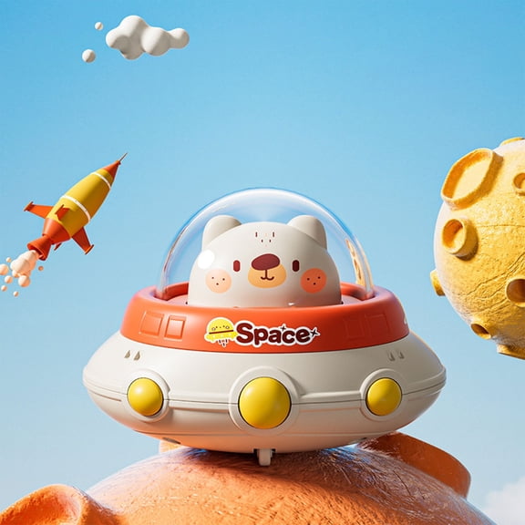 Kugachren Inertial Return Car Space Exploration Children's Press Car Toy