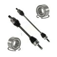 Kugel Front CV Axle Drive Shaft Complete Assembly and Bearing Kit for