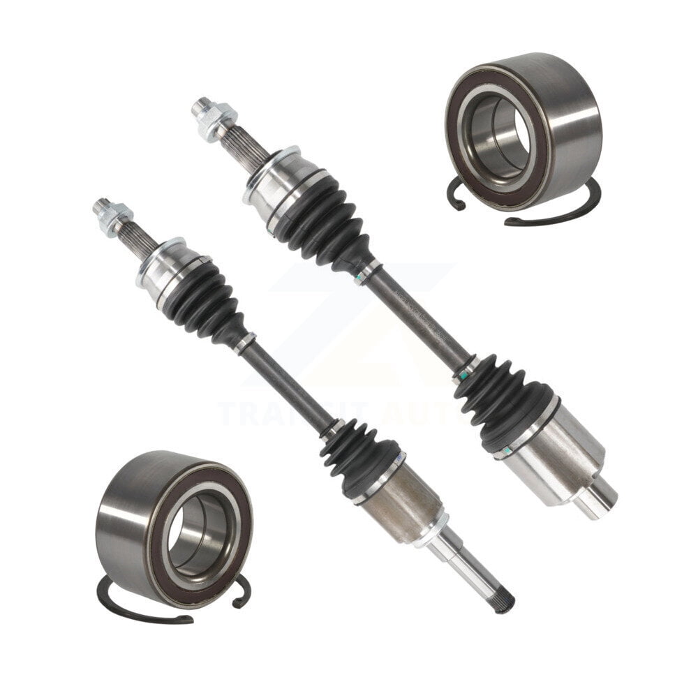 Kugel Front CV Axle Drive Shaft Complete Assembly and Wheel Bearing Kit