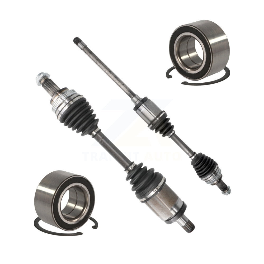 Kugel Front CV Axle Drive Shaft Complete Assembly and Wheel Bearing Kit