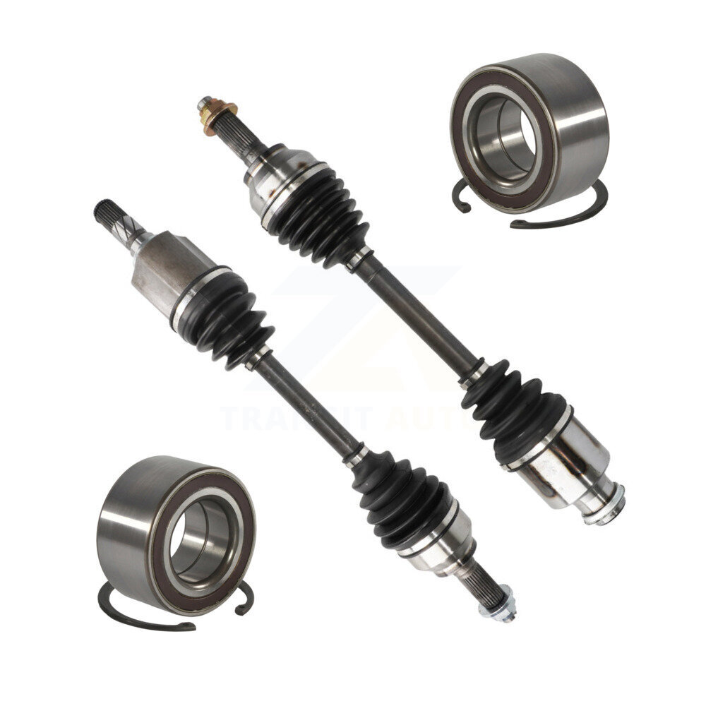 Kugel Front CV Axle Drive Shaft Complete Assembly and Wheel Bearing Kit