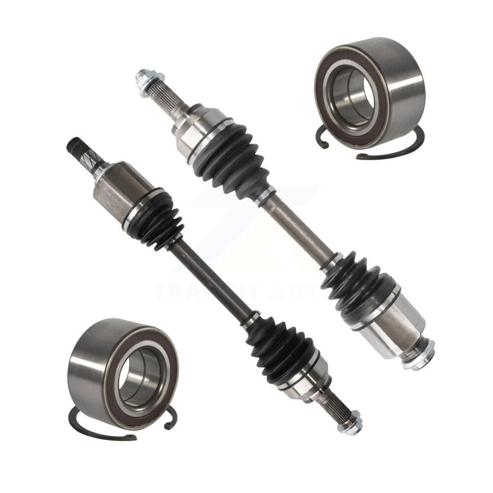 Kugel Front CV Axle Drive Shaft Complete Assembly and Wheel Bearing Kit