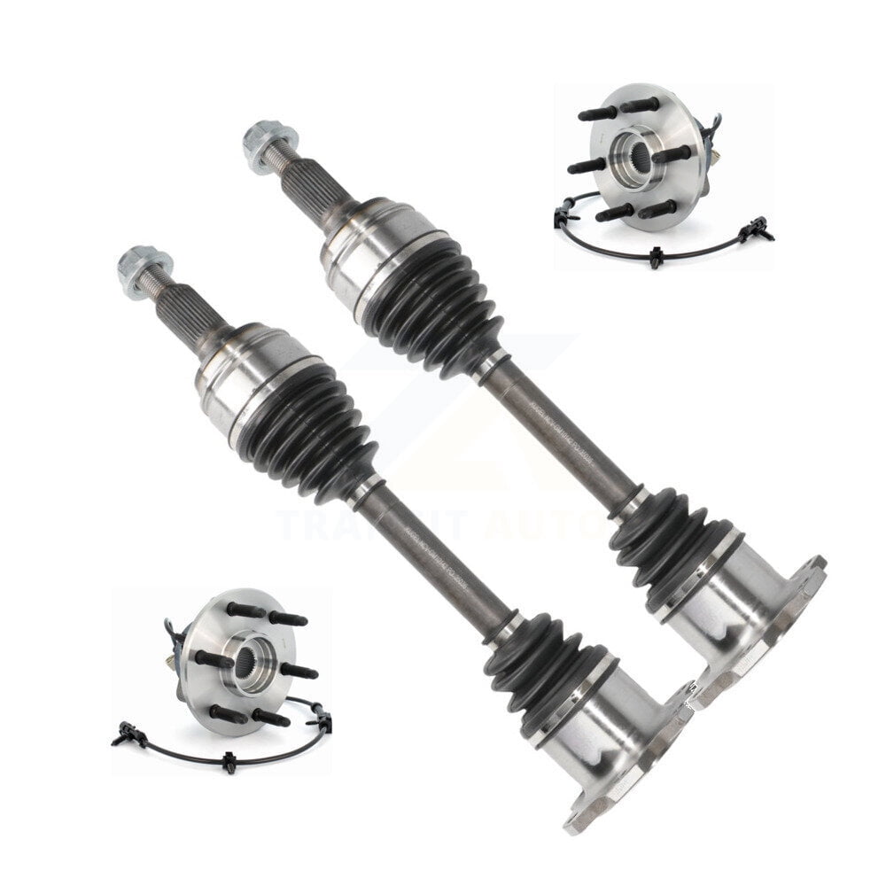 Kugel Front CV Axle Drive Shaft and Complete Wheel Hub Bearing Assembly