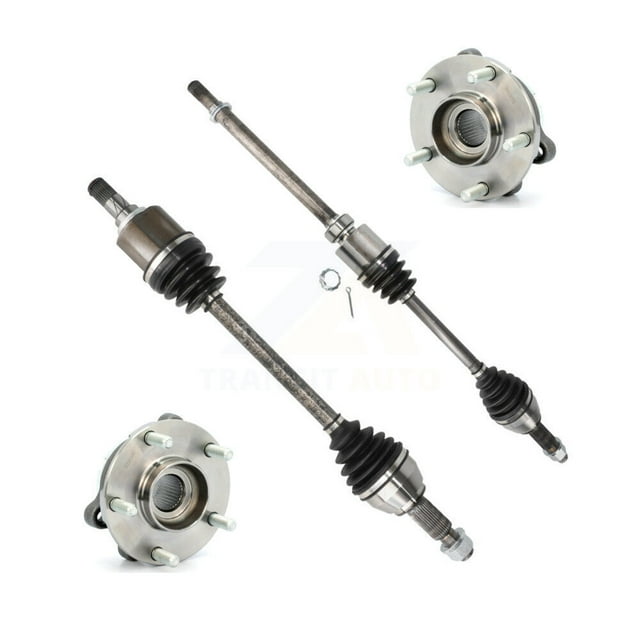 Kugel Front CV Axle Drive Shaft and Complete Wheel Hub Bearing Assembly