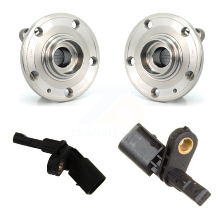 Kugel Rear Wheel Hub Bearing and ABS Sensor Kit for Car 2012-2013 Audi TT RS Quattro 2.5L with 4-Wheel - Left Right Side (Driver Passenger) K7S-101146