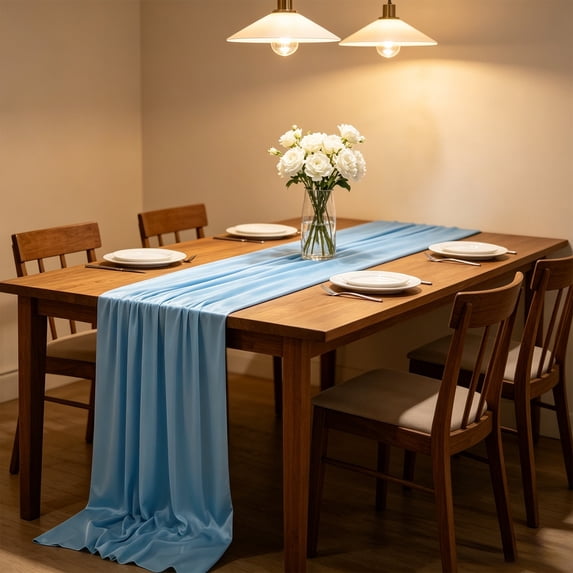 Kugisaki 118x29 inch Modern Elegant Table Runner Exquisite Versatile Table Runner for Party Wedding Birthday Holiday Table Decor