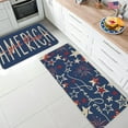 thumbnail image 1 of Kugisaki 2 Pcs Stars Striped Floor Mat 4th Of July Patriotic Independence Day Non Slip Floor Mat Kitchen Bathroom Rugs Indoor Outdoor, 1 of 6