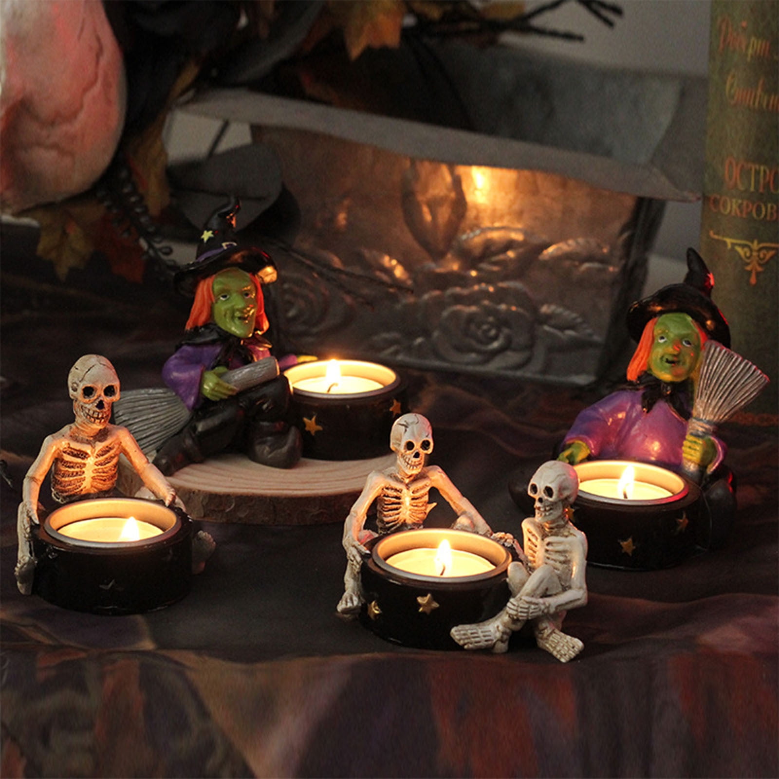 Kugisaki 2025 Halloween Decorations Festivals Deals s Witch Skeleton