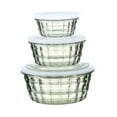 thumbnail image 1 of Kugisaki 3 Pcs Food Storage Containers with Lids Airtight Lunch Bento Boxes Storage Containers Reusable Freezer Bin, 1 of 5