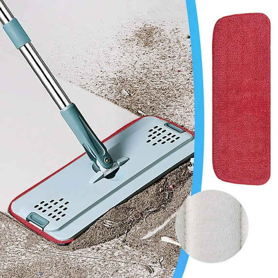 Kugisaki 3 Piece Reusable Microfiber Power Mop Refills Pads Compatible With Flat Spray Mop