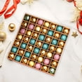 thumbnail image 1 of Kugisaki Christmas Decor 49 PCS Christmas Ball Decoration Mixed Set, 3 cm/1.18 in Bright Ball Electroplated Ball Boxed, Christmas Tree Hanging Ornaments Pendant Scene Layout, 1 of 6