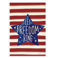 thumbnail image 1 of Kugisaki 4th of July Floral Garden Flag 12"x18" Patriotic Yards Flag Red Blue for Memorial Day Independence Day Holiday Outside Decorations, 1 of 6