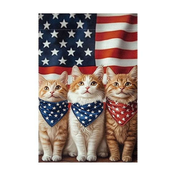 Kugisaki 4th of July Garden Flag 12x18 Inch Patriotic Flag Yard Decoration for Summer Independence Day 250th Years Anniversary Holiday Outside