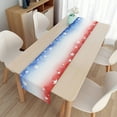 thumbnail image 1 of Kugisaki 4th of July Table Runner Patriotic Table Flags Memorial Day Independence Day Kitchen Dining Home Party Decor Supply, 1 of 8