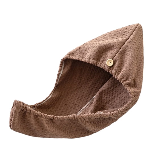 Kugisaki Absorbent Hair Towel Cap for Women Microfibre Hair Drying Towel Wrap Dry Turban Soft Plopping Head Towels Shower Cap