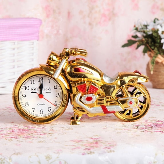 Kugisaki Alarm Clock Unique Motorcycle Shape Modern Electronic Clock for Bedroom Home,Ideal Gift