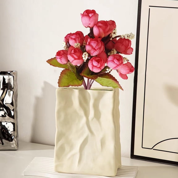 Kugisaki Artificial Bonsai Plastic Artificial Flowers、Tree Simulation Decorative Living Room Dining Table Flower Tv Cabinet Coffee Table Decoration Ornaments