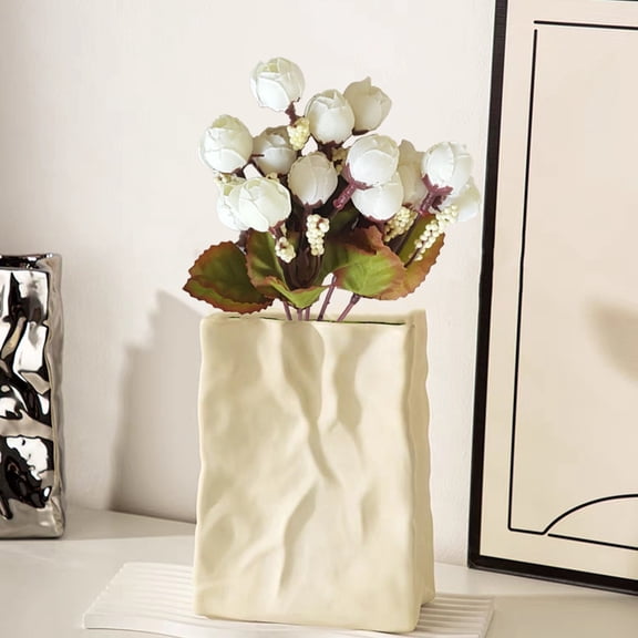 Kugisaki Artificial Lily Fake Lily Artificial Flower Wedding Party Decor Bouquet Home Hotel Office Garden Craft Art Decor