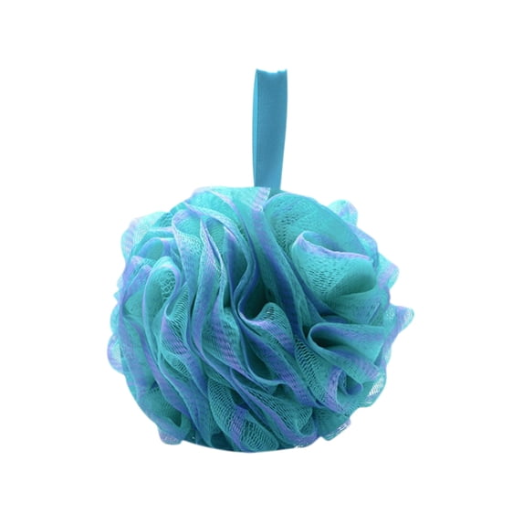 Kugisaki Bath Loofah Gradient Shower Sponge Soft Mesh Shower Puffs Exfoliating Loofah Bath Accessories Cleaning Tool