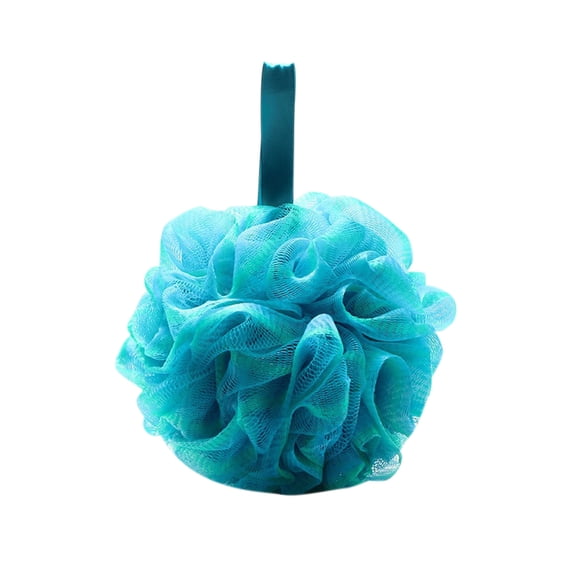 Kugisaki Bath Loofah Gradient Shower Sponge Soft Mesh Shower Puffs Exfoliating Loofah Bath Accessories Cleaning Tool