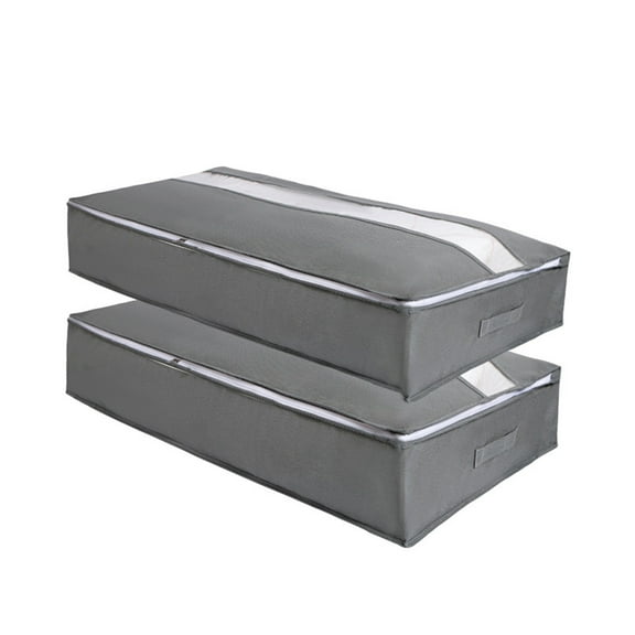 Kugisaki Under Bed Storage Bags, Dustproof Under Bed Storage Containers with Reinforced Handle, Organization and Storage for Comforters, Sheets, Clothes