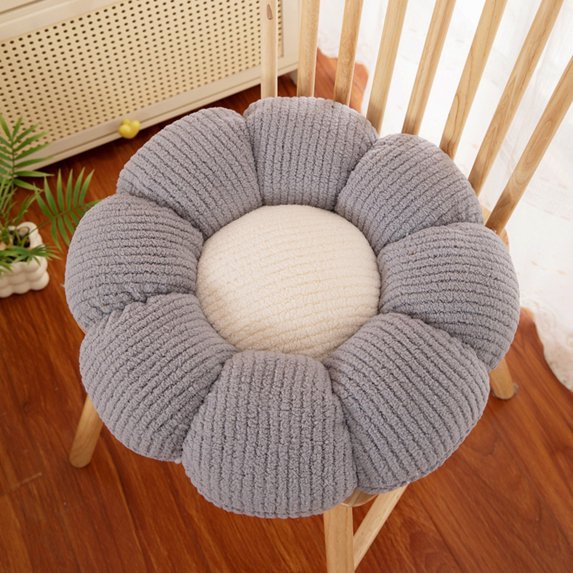 Kugisaki Chair Cushions Thick Seat Cushions Floor Pillow Cushion Breathable Comfort Chair Pads Non Slip Cushion for Chair Tatami Office Patio Car