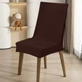 thumbnail image 1 of Kugisaki Chair Slipcover Solid Color, Thick Fleece Stretch High Back Seat Cover, Non Slip Washable Furniture Protector for Home, Kitchen, Banquet, 1 of 5