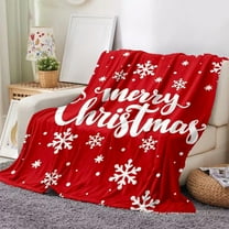 Kugisaki Christmas Blanket Christmas Throw Blanket Soft Comfortable Warm Cozy Blanket for Couch Sofa Bed Festival Decorative Blanket 39.3x59 in