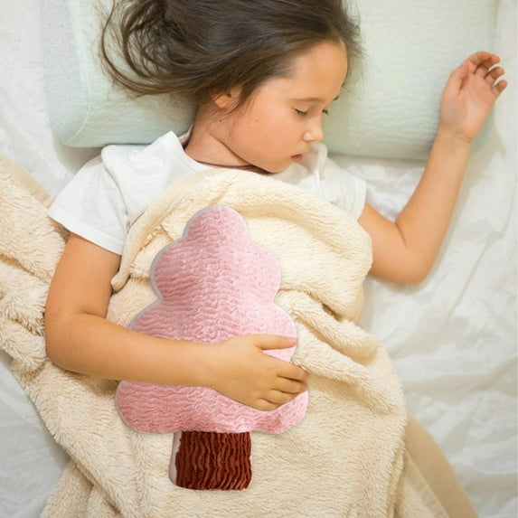 Kugisaki Christmas Throw Pillow Decoration, Cute Christmas Tree Shape Throw Pillow, Festival Atmosphere Layout for Sofa Chair Livingroom Bedroom, Ideal Gift