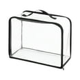 thumbnail image 1 of Kugisaki Clear Storage Bags Plastic Storage Bin Foldable Moving Bags with Zipper & Durable Handles Closet Organizers and Storage Containers, 1 of 8