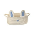 thumbnail image 1 of Kugisaki Cute Easter Basket Woven Cotton Rope Easter Bunny Basket with Handle Easter Baskets with Rabbit Ear for Easter Decoration, 1 of 6